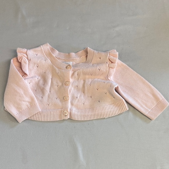 GAP Soft Pink Baby Cardigan - Picture 1 of 4